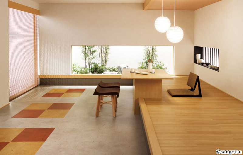 桜 楡 竹 黒柿 杉 和室にも合う 日本の木材を再現した床材 ワコードープロ 公式ブログ